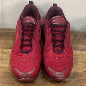 Nike Air Max Burgundy Red Sneakers